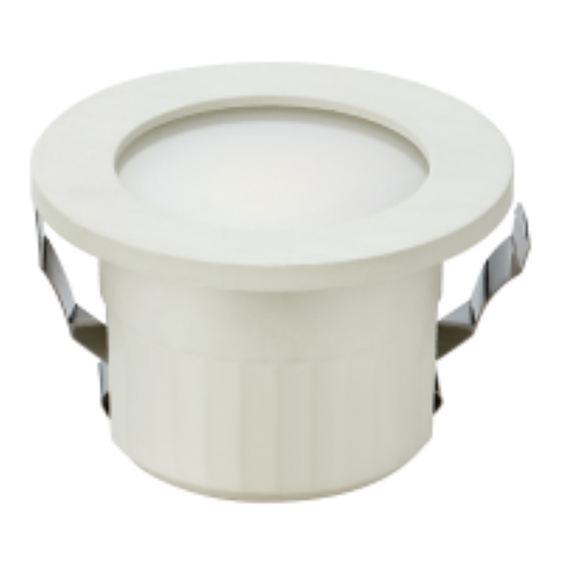 Mini luminária embutida LED 3CCT 3W